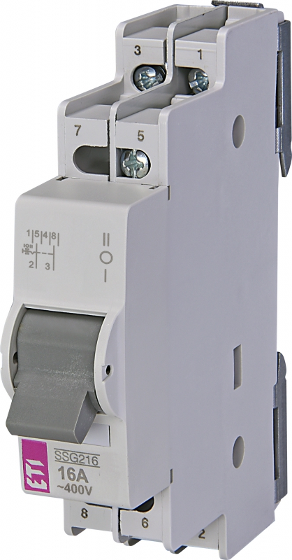 ETI Переключатель SSG 216 2p 16A (1-0-2) (арт.760621109)