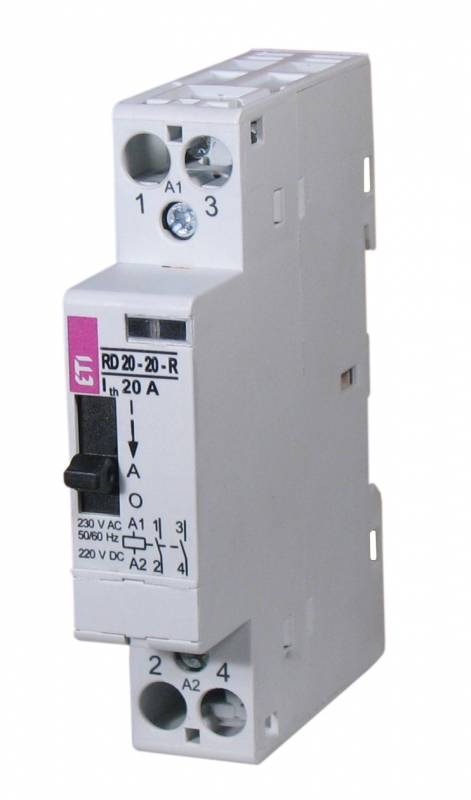 ETI Контактор R-R 20-02 24V AC (ручн.управл.) (арт.2464049)
