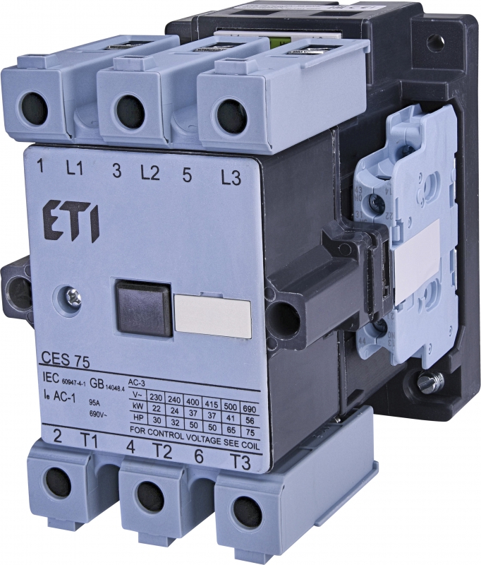 ETI Контактор CES 75.22 (37 kW) 230V AC (арт.4646563)