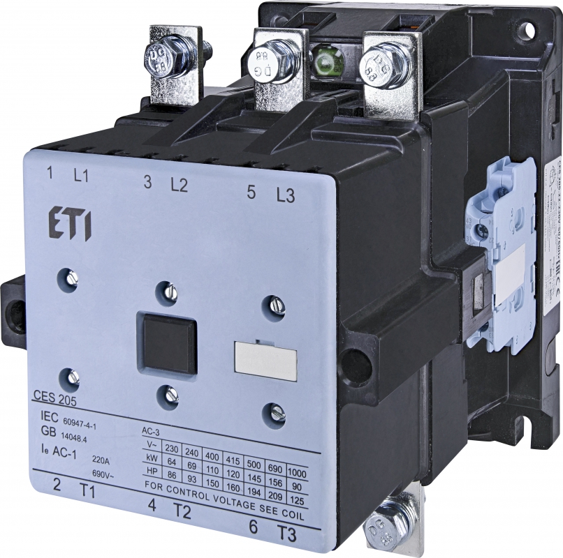 ETI Контактор CES 205.22 (110 kW) 230V AC (арт.4646570)