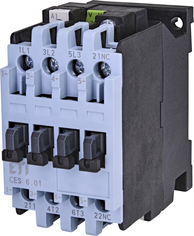 ETI Контактор CES 6.01 (2,2 kW) 24V AC (арт.4646505)