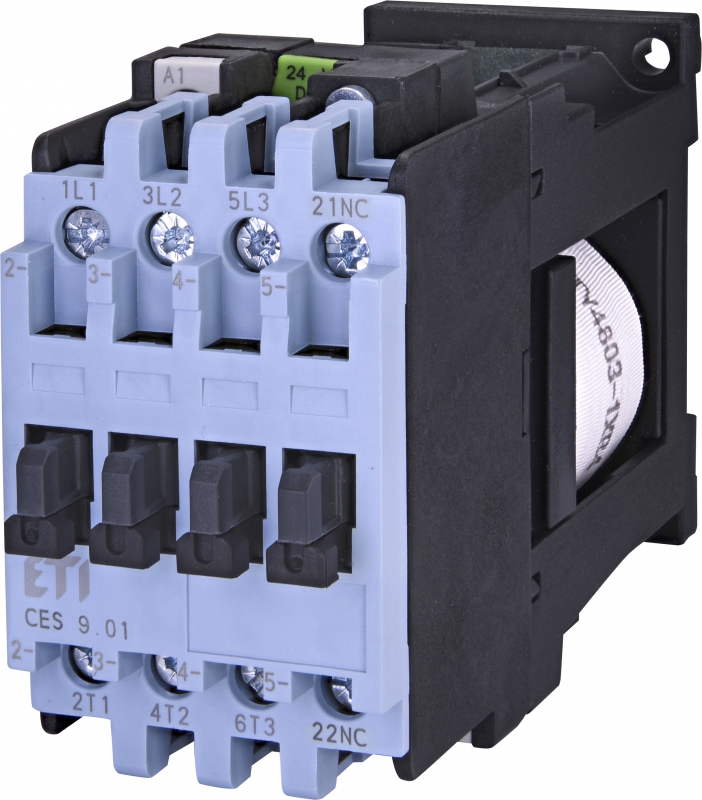 ETI Контактор CES 9.01 (4 kW) 24V DC (арт.4646519)