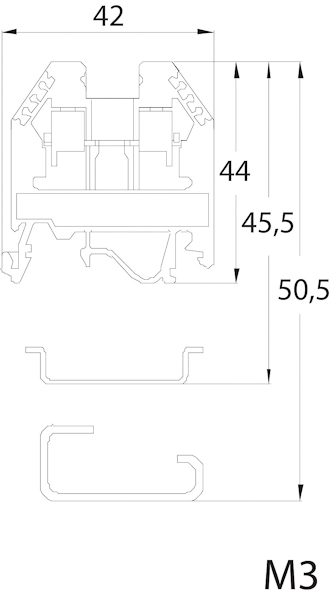 ETI Клемма винтовая-нейтральная 4 mm2 VS 4 NA N (4 mm2_синяя) (арт.3901278) — изображение 2