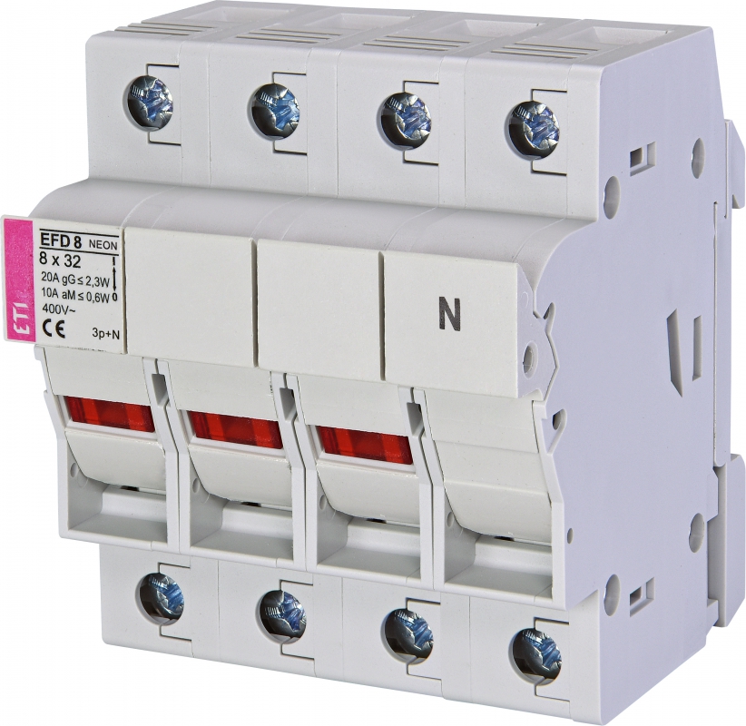 ETI Разъединитель EFD 8 NEON 3p+N (с адаптером) (арт.2520325)