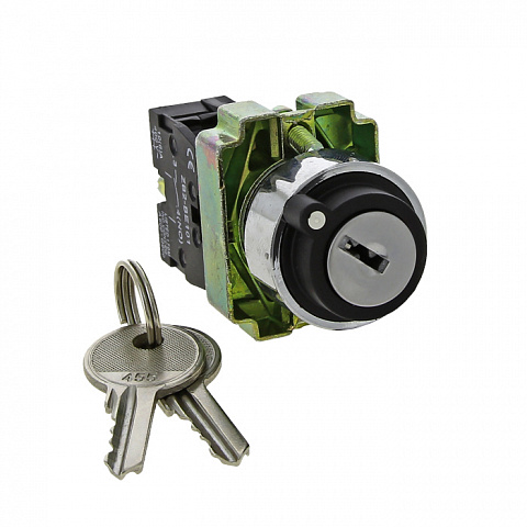 EKF Переключатель BG73 3P с замком возвратный 2NO PROxima xb2-bg73
