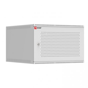 EKF Шкаф телекоммуникационный настенный 6U (600х650) дверь перфорированная, Astra A серия Basic ITB6P650