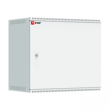 EKF Шкаф телекоммуникационный настенный 9U (600х350) дверь металл, Astra A серия Basic ITB9M350