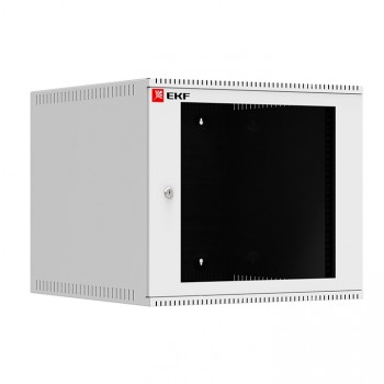 EKF Шкаф телекоммуникационный настенный 9U (600х650) дверь стекло, Astra A серия Basic ITB9G650