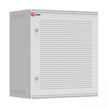 EKF Шкаф телекоммуникационный настенный 12U (600х350) дверь перфорированная, Astra A серия Basic ITB12P350