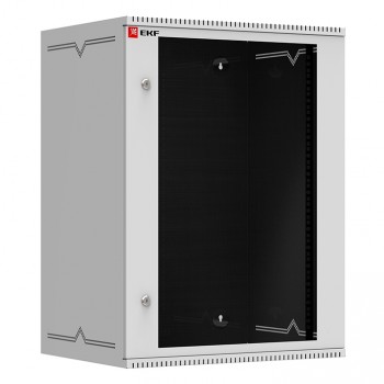 EKF Шкаф телекоммуникационный настенный 15U (600х450) дверь стекло, Astra A серия Basic ITB15G450