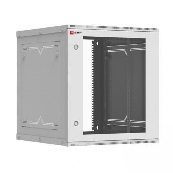 EKF Шкаф телекоммуникационный настенный 12U (600х650) дверь стекло, Astra A серия Basic ITB12G650D