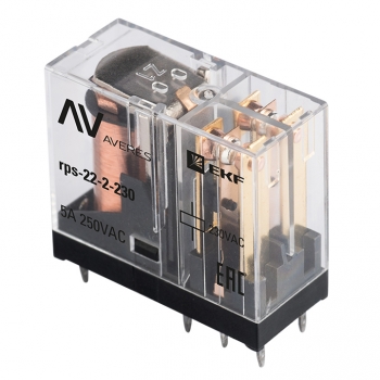 EKF РП slim 22/2 5A 230В AC EKF AVERES rps-22-2-230