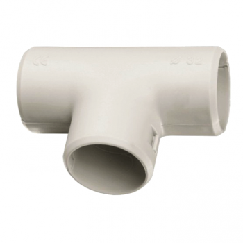 EKF Тройник соединительный для трубы Plast (32мм.) tr-t-32