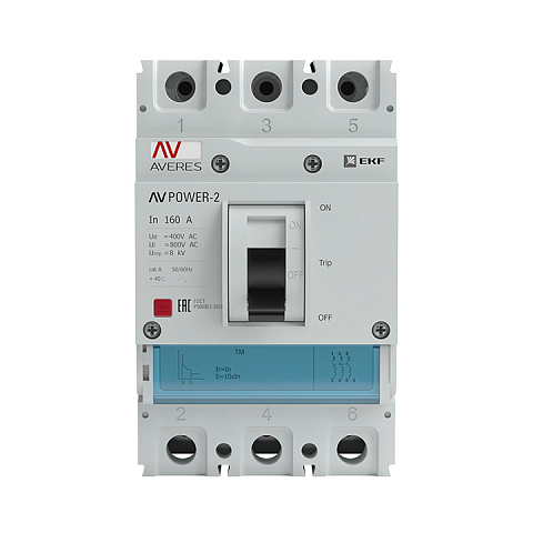 EKF Автоматический выключатель AV POWER-1/3 10А 35kA TR mccb-13-10-TR-av
