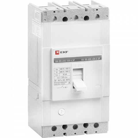 EKF Выключатель автоматический ВА-99 400/315А 3P 35кА PROxima mccb99-400-315