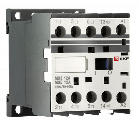 EKF Миниконтактор МКЭ 6А 230В 1NO PROxima Mctr-s-6-230