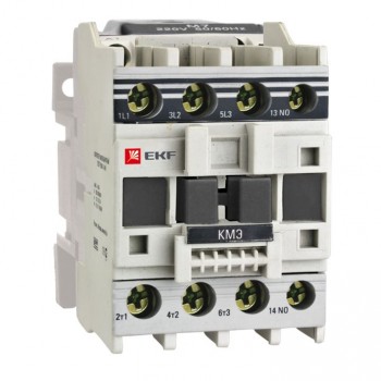 EKF Контактор КМЭ малогабаритный 9А 380В 1NC PROxima ctr-s-9-380-nc