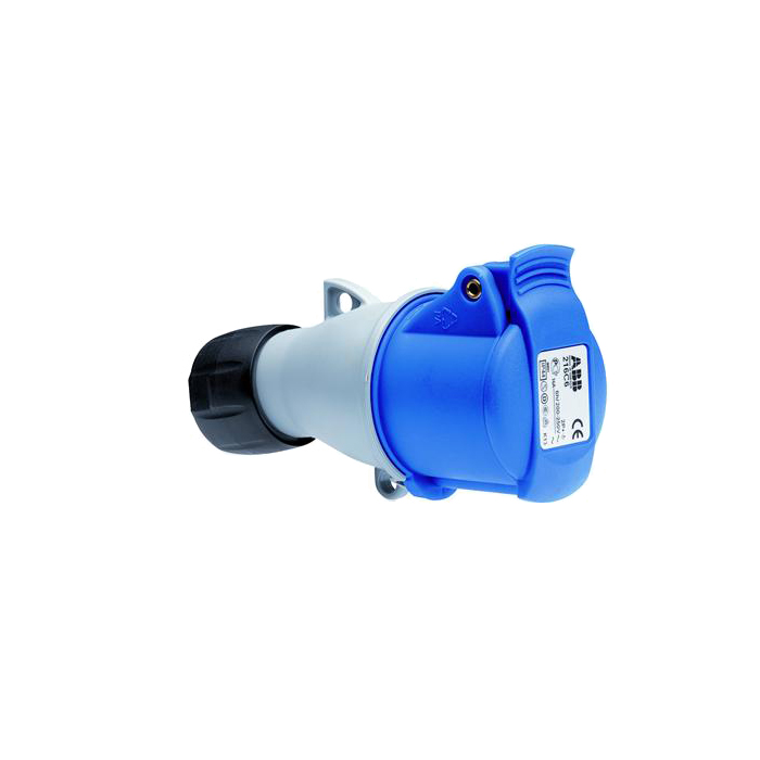 ABB Розетка кабельная ICAT 232-C6 32A 2P+E IP44