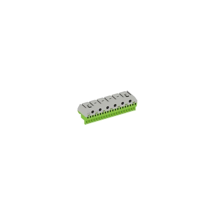 Клеммник самозажимной PE 20x4+6x25мм ZK206G